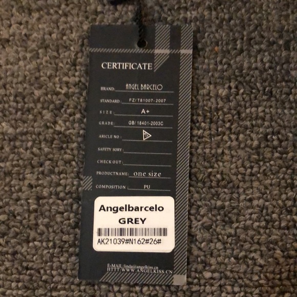 Grey Purse Crossbody with Y2K vibe Angel Barcelo - Picture 12 of 15